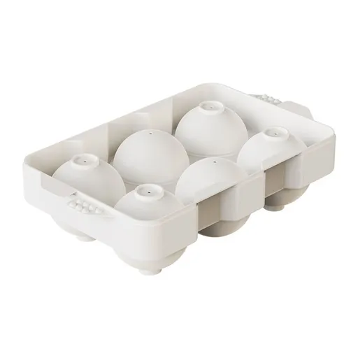 Silicone Ice Ball Mold Large Ice Cube Tray,Leak-free Round Ice Cube Mold, Easy Fill & Release Ice Ball Maker for Cocktails