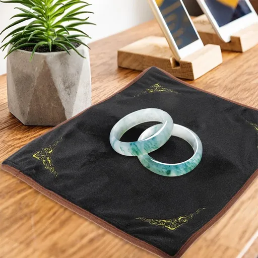 Black Jewelry Mat, Durable Non-Slip Display, Ideal for Decor and Showcases