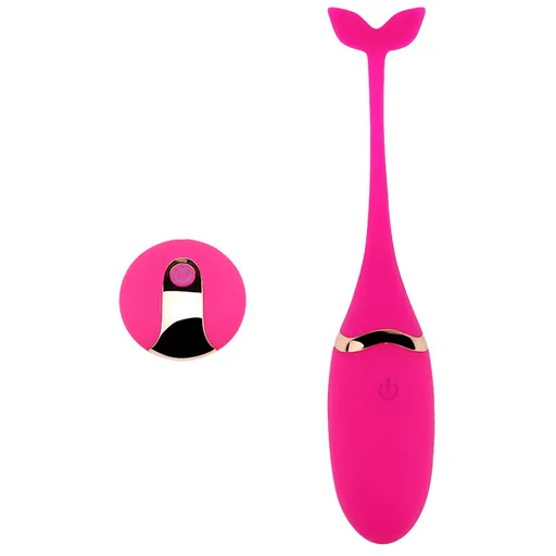 House Of Dasein Whale Vibrator Remote Usb Rechargeable G-Spot Stimulation - Rose Red