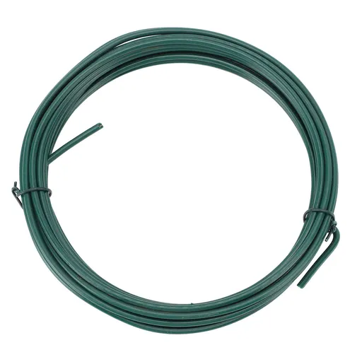 1 Roll 3mm Plant Iron Wires 800pcs Plant Twist Ties 20pcs Clips Bendable Cuttable Support Stakes for Garden Flowers Vegetables 6m/19.7ft