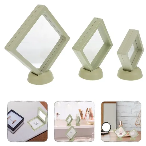 Green Jewelry Organizer Rack with Wide Storage Range and Fine Workmanship