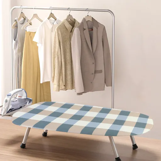 Desktop Ironing Board, Small Folding Tabletop Iron Board with Heat-Resistant Cover, Portable for Dorm, Travel & Small Spaces, Mini Ironing Mat B