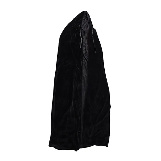 Hooded Cloak Large Witch Cape Black Velvet Comfortable to Wear Soft Touch Costume Cloak for Party Cosplay Roleplay
