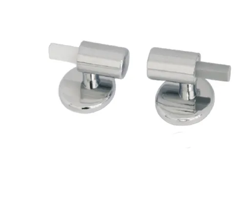 1 Set - Toilet Seat Hinge - Replacement Hinges - Slow-Release Hinge - Toilet Seat Hinges - Toilet Seat Fixing Kit - Zinc Alloy - Silver - For Bathroom Toilet Lid, Appliance Lid