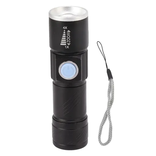 UV Flashlight USB 395nm LED Ultraviolet Black Light Detector for Fluorescent Agent Detection Jade Identification
