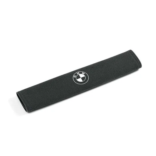 BMW Seat Belt Shoulder Protector Suede 31.2 * 6.5cm black single