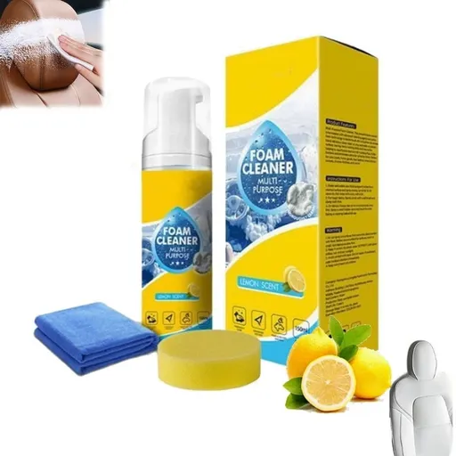 4-in-1 Multi-EnzymeFoam Cleaner, Multi-purpose Enzyme Foam Cleaner - Deep Clean Car, Kitchen,Bathroom & Sofa