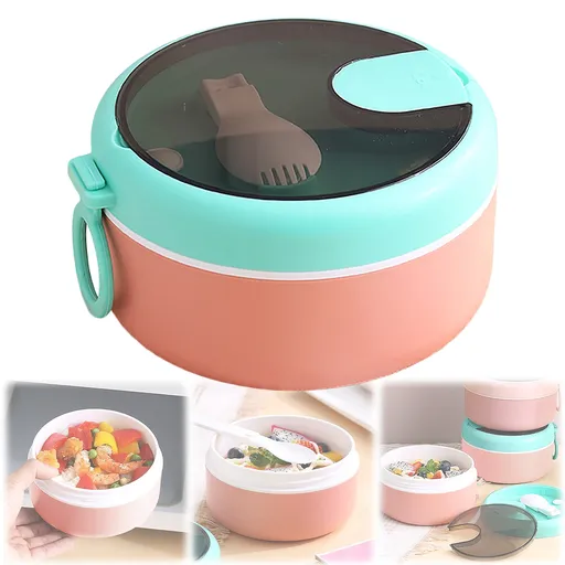 Soup Bowls, Microwave Ramen Bowl with Lid, Lunch Box with Lid, Durable and Heat Resistant Bowl for Noodles, Rice, and Soups, Perfect for Home, Office, or School Meals， Z71_B