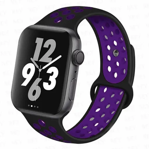 Compatible with Apple Watch Wristband 45mm 49mm 44mm 40mm 41mm 42mm correa iWatch Ultra 2 Series 9 8 SE 7 6 5 4 3 Black Purple 11 SM