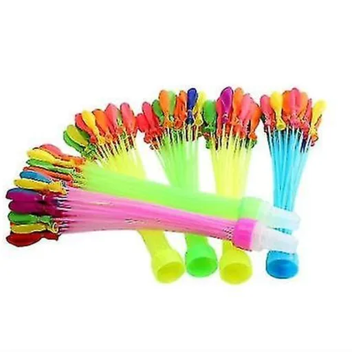 222pcs Quick Inflatable Self-Sealing Water Balloons for Summer Fun – Perfect for Outdoor Water Fights and Quick Water Filling