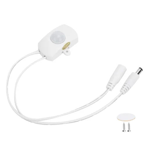 DC6V‑24V LED Strip Infrared Human Body Detect Sensor LED Infrared Body SensorWhite