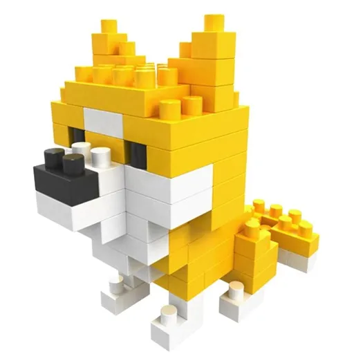 LBYU Animal Building Blocks DIY Educational Toy Small pickup 8109