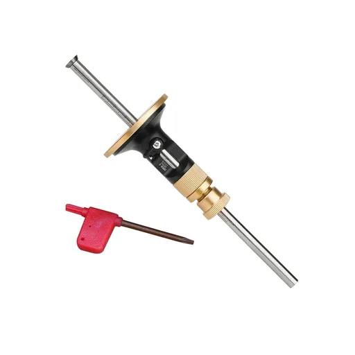 Extra Blades, Laser Engraved Graduations, Solid Brass Face, Adjustable Wood Scribe Tool, Marking Tool