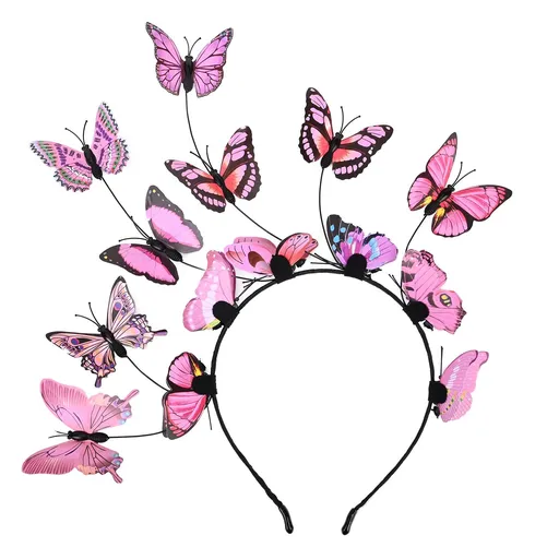 Butterfly Headbands Fascinators Hat Women Butterfly Costume Crown Headpiece for Women and Girls for your family