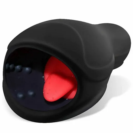 House Of Dasein Silicone Male Vibrator Oral Sex Masturbation Glans Sensitivity Exercise Men - Red