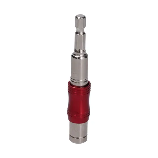 Hex Bit Tip Holder Chrome Vanadium Steel Self Locking Multi Angle Extension Rod for Electric Drill Screwdriver(Red Silver )