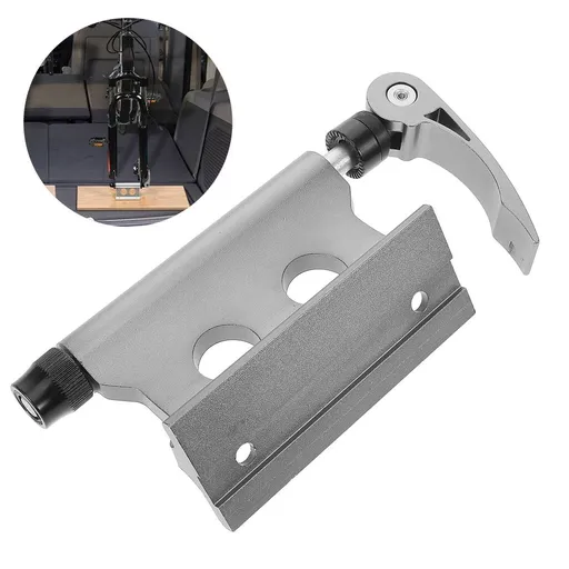 Bike Fork Mount Silver Quick Release Skewer for Storage Or Transport