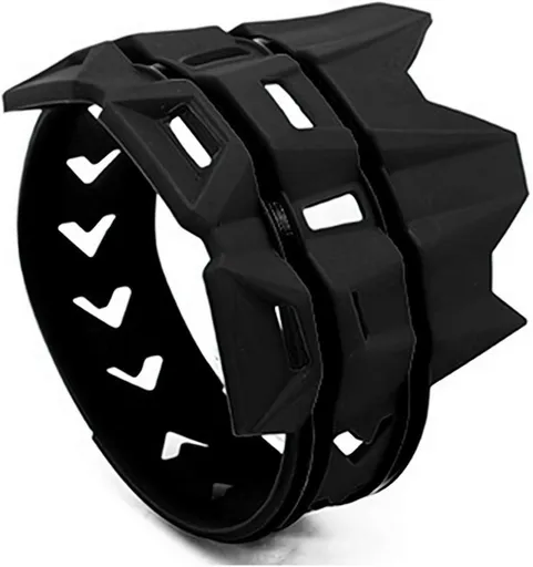 Exhaust Tail Pipe Protector Cover Guard - Automotive Replacement Exhaust Heat Shields, Anti-scalding Ring Motorcycle Muffler Tailpipe Cover Exhaust Silencer Guard Protector (Black)