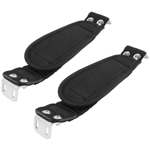 1 Pair Nylon Alloy Skateboard Foot Band Strap for Electric Skateboarding Outdoor Activities 9.4x3.1x1.2in