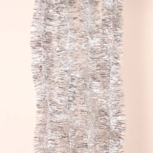 Chunchen Gold 7cm x 2m Plastic Party Decoration Garland Silver 7cm wide (2 m long)