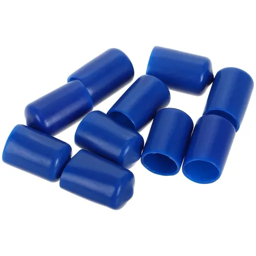 10-Pack Billiard Cue Tip Sleeves Rubber Protectors for Pool, Snooker, and Billiards Accessories