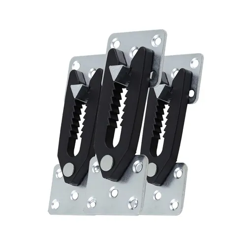 3PCS Plastic Crocodile Buckle Screw Clip Furniture Hinge Double Ear Headrest Hinge Sofa Connector Sofa Combination Fixing