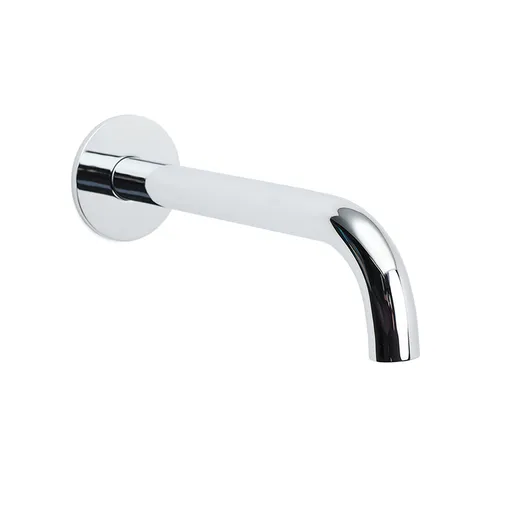 Polisehd Chrome Round 200mm Length Faucet Outlet Bath Tub Water Filler Spout Kit