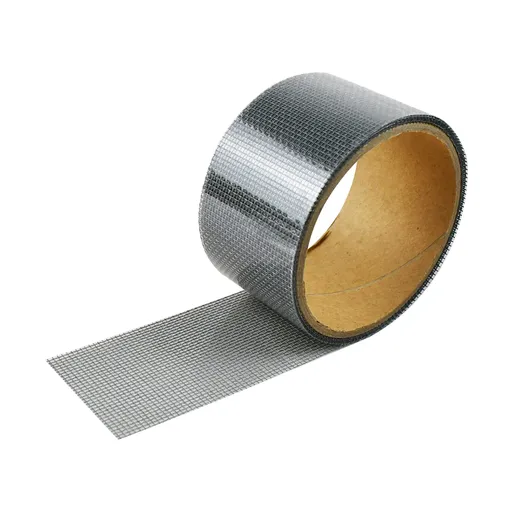 1 Pcs Grey Window Screen Repair Kit, Mesh Repair Tape Strong Adhesive Fiberglass Covering Mesh Tape Waterproof Screen Patch Repair for Door Window Tears Holes (2"×78")