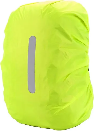 Rain covers for backpacks with reflective strips - capacity 15 litres to 100 litres - waterproof and rain-resistant backpack covers - suitable for hiking, camping, travelling, cycling, etc. - can also be used as a school bag.