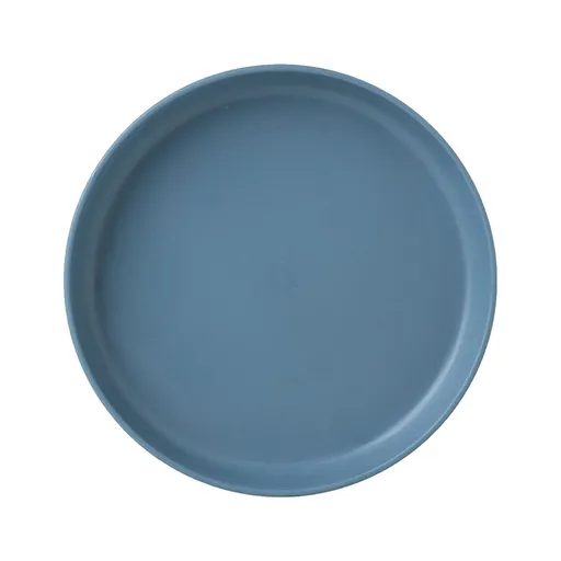 Baking Trays and Trays ! Macaron Spit Bone Dish Spit Bone Dish Household Snack Small Dish Pickle Dish Plastic Snack Cake Dish Dining Table Garbage Plate, Include 1Pc Plate Blue