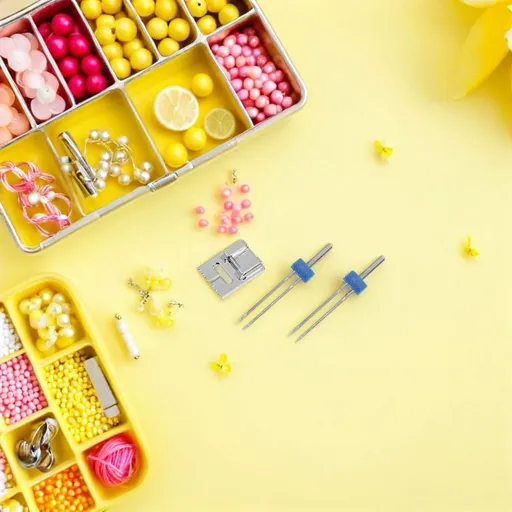 4Sets Universal Double Needle Sewing Machine Accessories with Hemming Foot