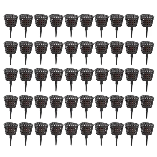 50Pcs Fertilizer Basket Plastic Sturdy Durable Planting Fertilization Box for Potted Plants Home Balconies Garden