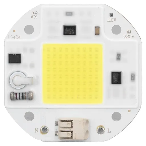 COB Lamp Bead High Power LED Chip High Brightness Drive Free for DIY Lamp Floodlight Indoor Lighting 220V50W Cold White 5800K-6500K