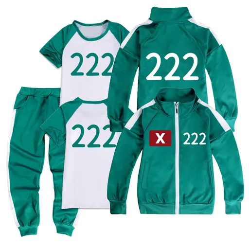 Squid Game, sportswear, complete set with rope 222 146