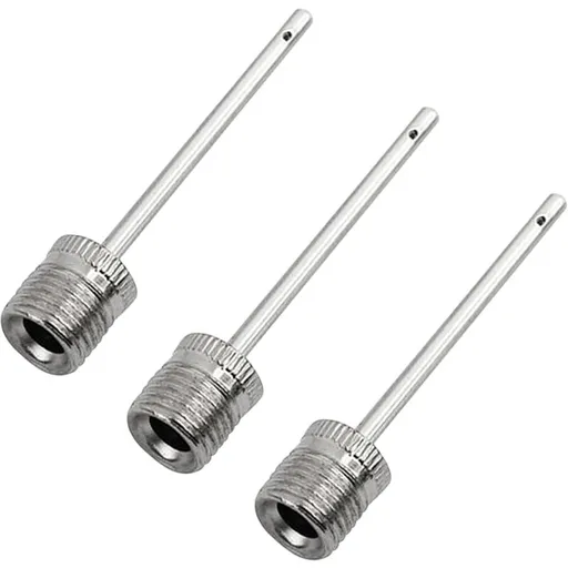 Ball Pump Inflation Needle (3 Pack) - Stainless Steel Air Pump Needles - Ideal For Inflating All Sports Balls