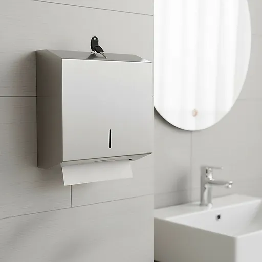 304 Stainless Steel Hand Paper Towel Dispenser Holder Toilet Heavy Duty