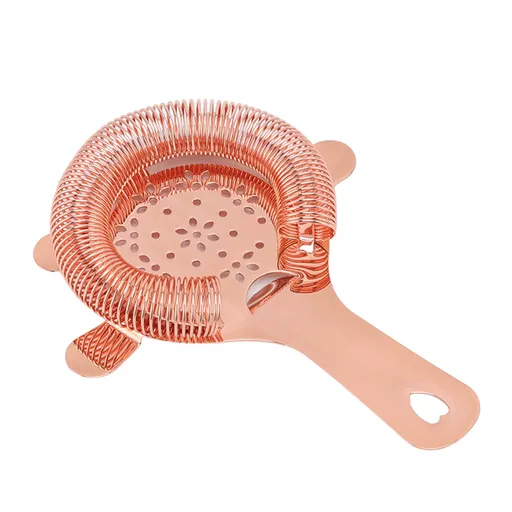 Cocktail Strainer Wintersweet Type Stainless Steel Bar Strainer Bartender Ice Filter Bartender Accessories Rose Gold