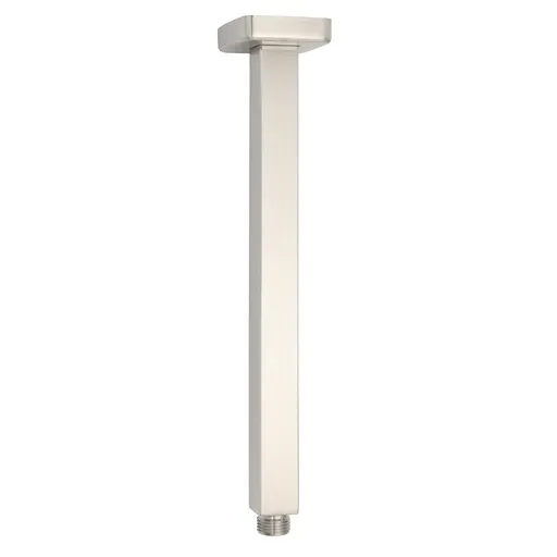 Shower Component 30cm Long Ceiling Extension Dropper Arm Brass Brushed Nickel Square