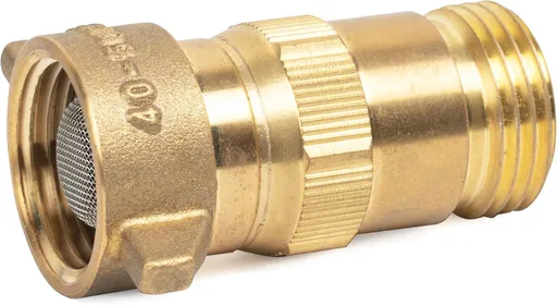 Brass RV Water Pressure Regulator, Water Regulator for RV Camper with Filter Screen, Protector for Campers, Travel Trailers, RV Plumbing System, 40-50 PSI