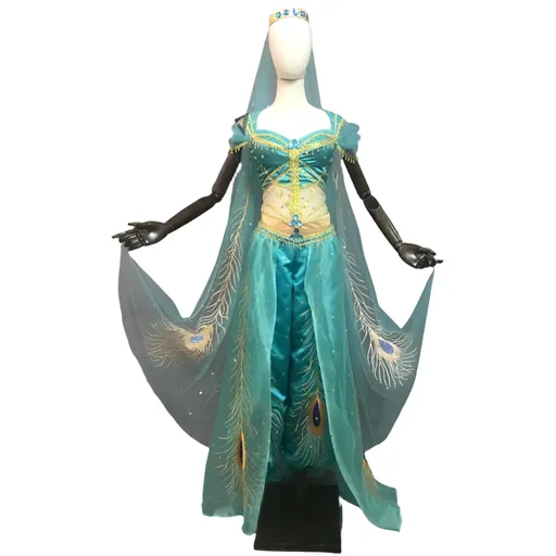 House Of Dasein Aladdin Jasmine Princess Embroidery Cosplay Costume - Xl