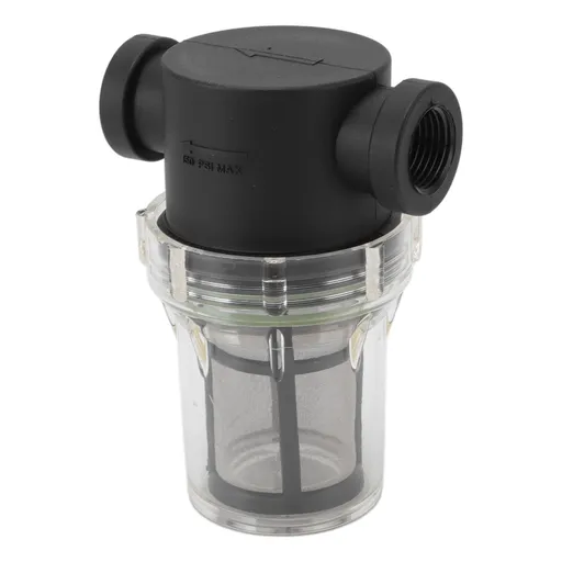 Hose Filter Plastic Sediment Impurity Garden Watering Prefilter For High Pressure Washer G1/2 100 Meshes