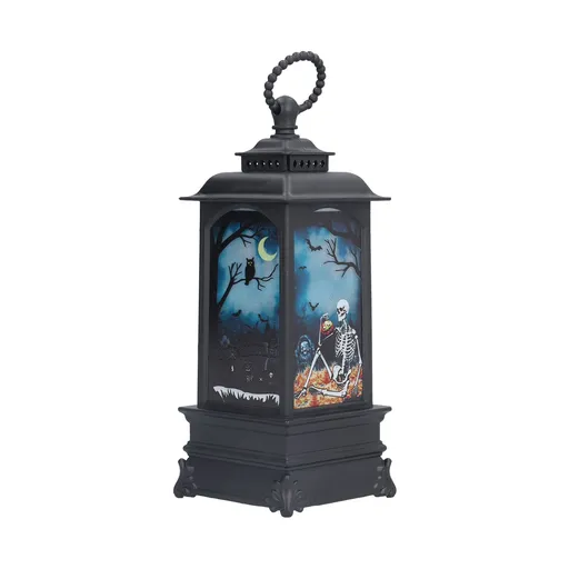 Halloween Lantern LED Flameless Exquisite Beautiful Vintage Battery Powered Halloween LampSkull
