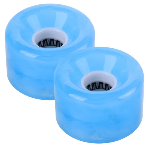 Non-slip Skateboard Wheel Transparent Pu 2Pcs 2.36X2.36X1.57in