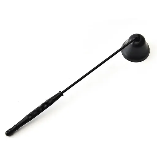 Stainless Steel Candle Flame Snuffer Candle Stopper Wick Snuffer Home Candle Tool - Black
