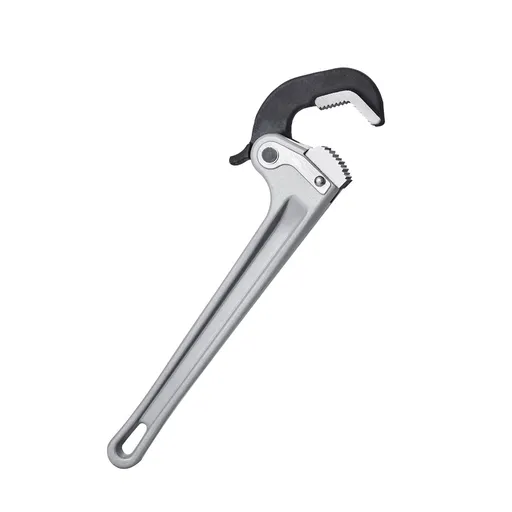 Pipe Wrench, 14" Aluminum Straight Pipe Wrench, Automatic Jaw Adjustment, Adjustable Plumbing Wrench, Easy to Carry, Ergonomic Handle, Hangable Design, for Water Pipes, Automotive Repairs