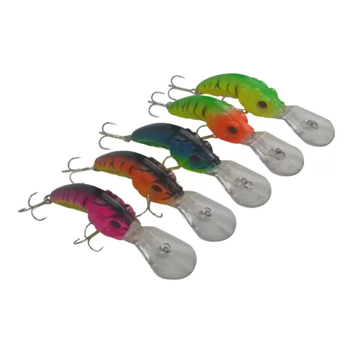 Hard Body Lures Deep Diving 100mm 5 Pack