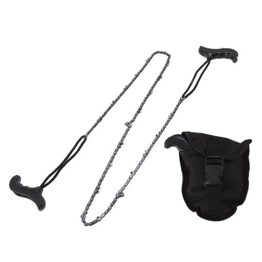 48in Hand Chain Saw Pocket Folding Survival Chain Saw Camping Logging Garden Pruning Tools 64 Links 21 Cutter