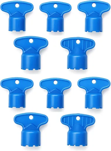 10 Pieces Faucet Aerator Removal Tool, Aerator Wrench Key Set Universal Sink Removal Wrench Tool with 5 Sizes M16.5, M21.5, M22.5, M24 for Bathroom Kitchen Faucet Maintenance
