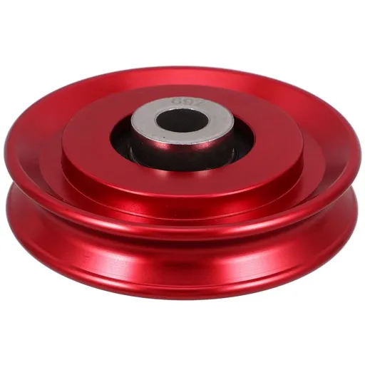 Universal Red Aluminum Alloy Pulley Wheel for Home Gym Cable System Fitness Workout