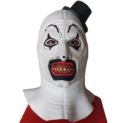 House Of Dasein Halloween Horror Soul Breaking Clown Hat Death Headset Makeup Ball Cosplay Mask - Broken Soul Joker